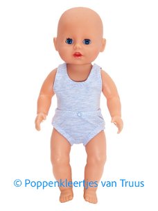 Baby Born Badpopje 32 cm Jongens ondergoed/blauw