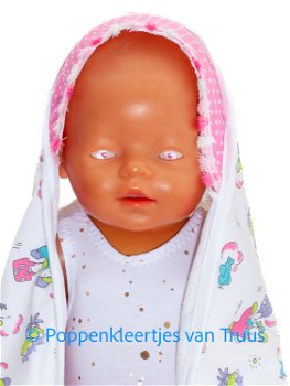 Baby Born 43 cm Badpak setje/wit/roze/multi - 1