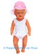 Baby Born 43 cm Badpak setje/roze/wit/stipjes - 0 - Thumbnail