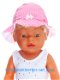 Baby Born 43 cm Badpak setje/roze/wit/stipjes - 1 - Thumbnail