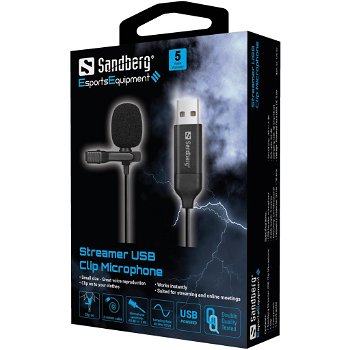 Streamer USB Clip Microphone kleine, discrete microfoon - 3