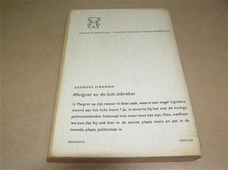 Maigret en de Luie Inbreker(1) -Georges Simenon - 1