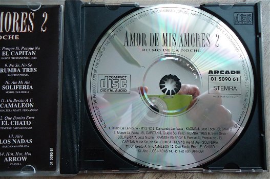 De originele verzamel-CD Amor De Mis Amores 2 van Arcade. - 6