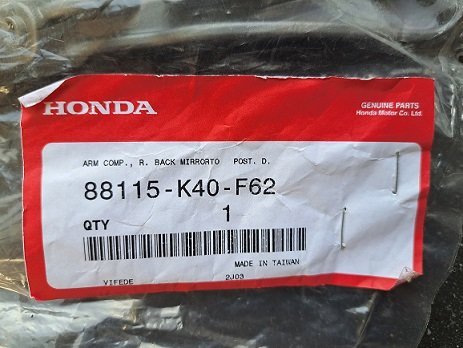 Honda 88115-K40-F62 Arm Spiegel Rechts Back NSS 125 350 Forza - 2