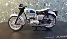 Triumph Bonneville blauw 1:18 Norev