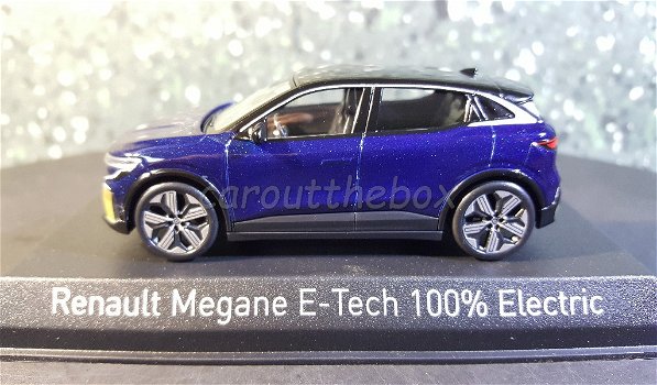Renault Megane E-Tech blauw 1:43 Norev - 0