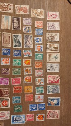 Postzegels Replubliek Frankrijk