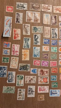 Postzegels Replubliek Frankrijk - 1