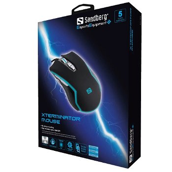 Xterminator Mouse 10000 DPI muis voor gamer - 1