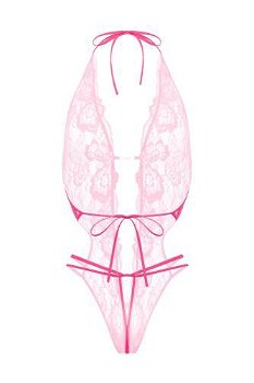 Body met Open Kruis Pink - 4