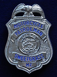 Amerikaanse politie badge Montana