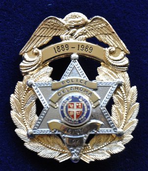 Amerikaanse politie badge Oklahoma - 0