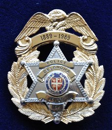 Amerikaanse politie badge Oklahoma