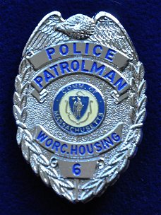 Amerikaanse politie badge Massachusetts