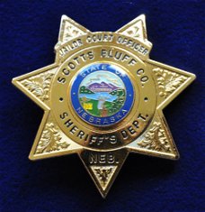 Amerikaanse politie badge Nebraska