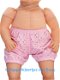 Baby Annabell 43 cm Jurk setje blauw/roze/roosjes - 3 - Thumbnail