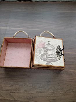 Mini album in een box vintage - 2