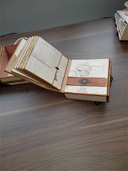 Mini album in een box vintage - 5