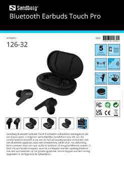 Bluetooth Earbuds Touch Pro - 4