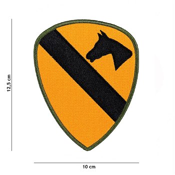 Embleem,Patch,US,1e,Cavalerie,Division - 0
