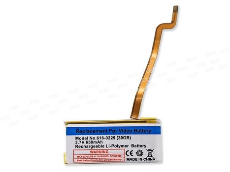 New battery 650mAh 3.7V for APPLE 616-0229 - 0