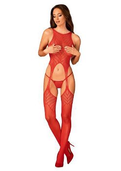Catsuit met String Rood - S/L of XL/XXL - 0
