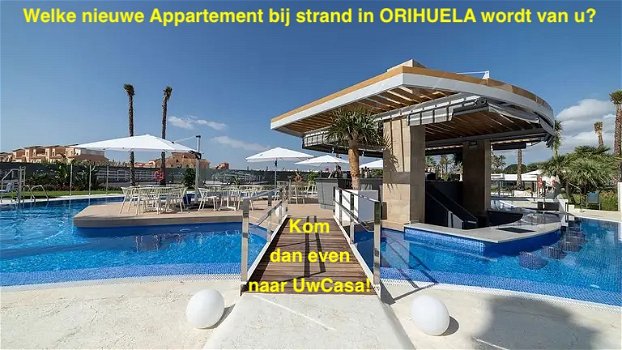 Uw eigen nieuwe Appartement in ORIHUELA COSTA bij zee en zandstrand en met - 0