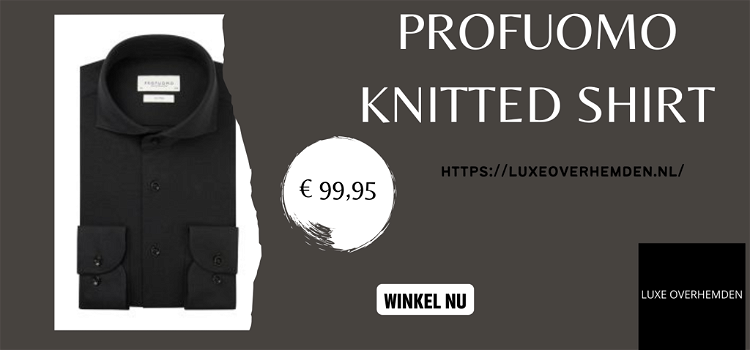 Stijlvol en verfijnd: Profuomo Knitted Shirt | Luxe Overhemden - 0