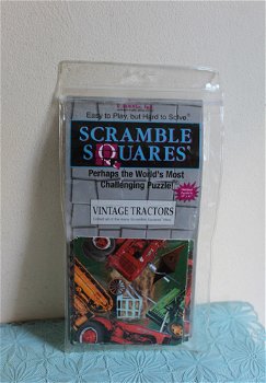 Scramble squares - vintage tractors - 0