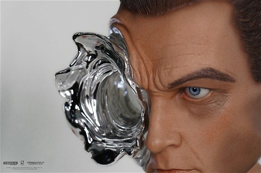 Pure Arts Terminator 2 T-1000 life-size Bust - 3
