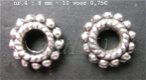 tibetaans zilveren spacers 04 - 08 mm: 10 voor 0,75 - 0 - Thumbnail