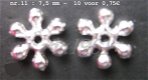 tibetaans zilveren spacers 11 - 7,5 mm: 10 voor 0,75€ - 0 - Thumbnail