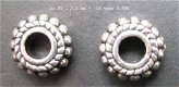 tibetaans zilveren spacers 20 - 7,5 mm: 10 voor 0,75€ - 0 - Thumbnail