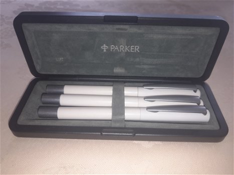 3x parker vector roller balpen in doosje - 1