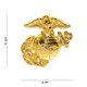 Embleem,Badge,Pet,Kepie,USMC,Goudkleurig - 0 - Thumbnail