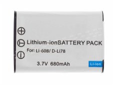New battery 680mAh 3.7V for OLYMPUS LI-60B