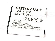 New battery 1270mAh 3.6V for OLYMPUS LI-90B