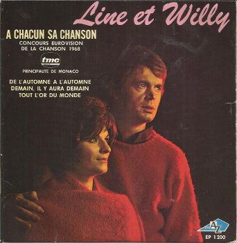 Line Et Willy – A Chacun Sa Chanson (Songfestival 1968) - 0
