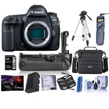 Canon EOS 5D Mark IV DSLR Body with Premium Accessory Bundle - 0