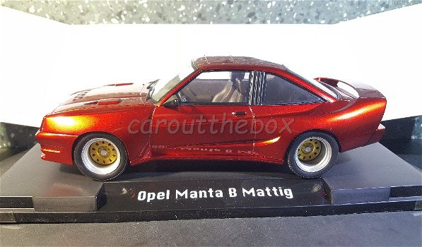 Opel Manta B MATTIG rood 1:18 MCG - 0