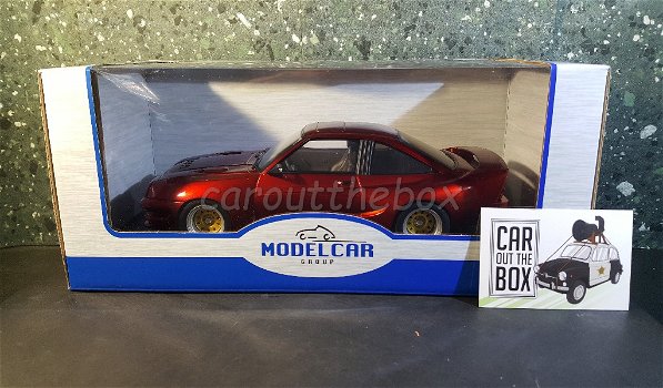 Opel Manta B MATTIG rood 1:18 MCG - 4