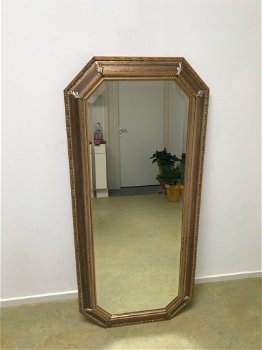 spiegel met brocante lijst - 1