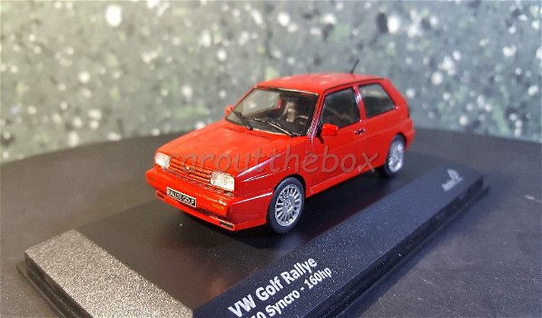 Vw Golf Rally Rood 1:43 Solido Sol051 - 1