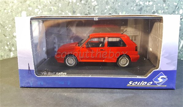 Vw Golf Rally Rood 1:43 Solido Sol051 - 3