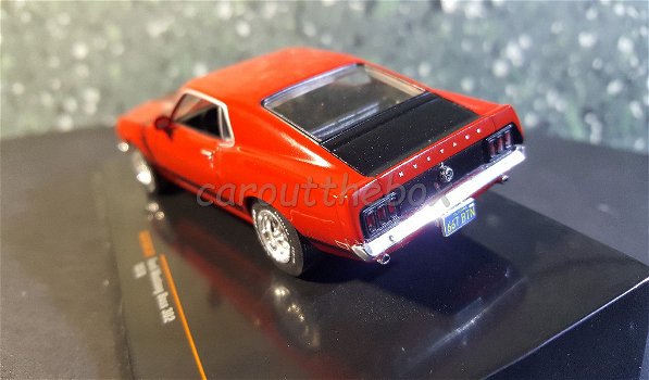 Ford Mustang Boss 302 1970 rood 1/43 Ixo - 2