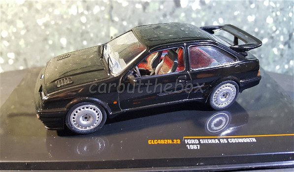 Ford Sierra RS Cosworth 1987 zwart 1/43 Ixo - 0