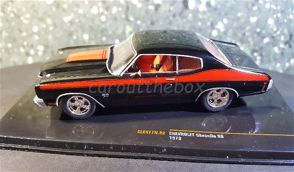 Chevrolet Chevelle SS 1970 zwart 1/43 Ixo - 0