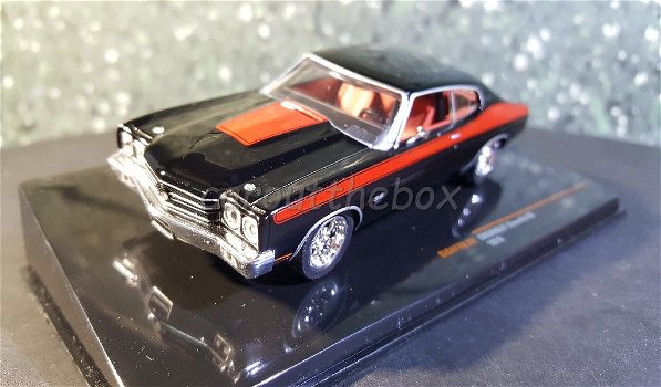 Chevrolet Chevelle SS 1970 zwart 1/43 Ixo - 1