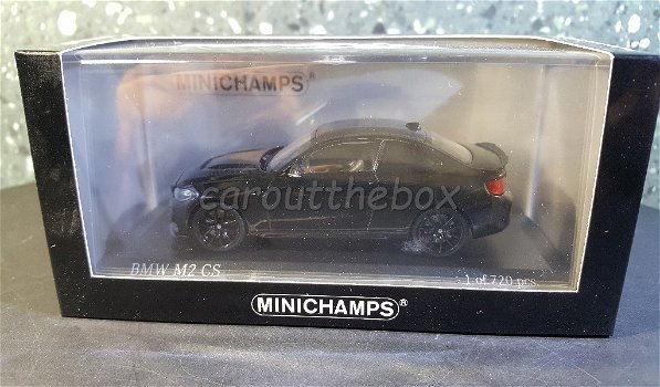 BMW M2 CS 2020 black 1/43 Minichamps Mi076 - 4