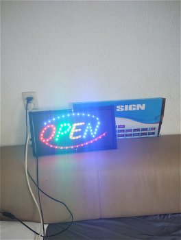 Led sign winkel decoratie - 0